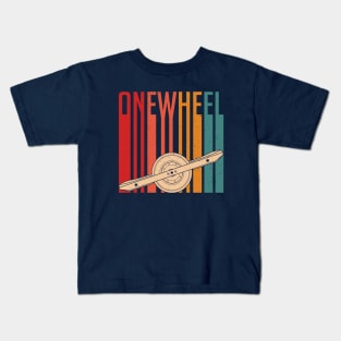 Onewheel Retro Vintage Float Life One Wheel Kids T-Shirt